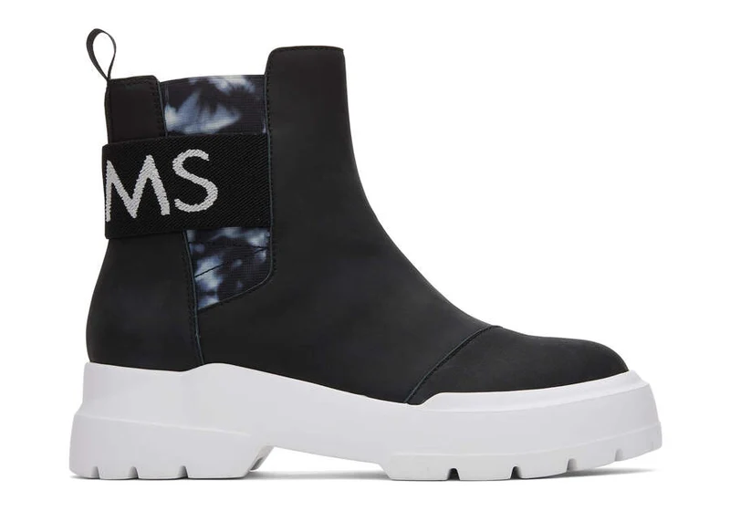 TOMS Alpargata-Kampfstiefel für Damen – Schwarz