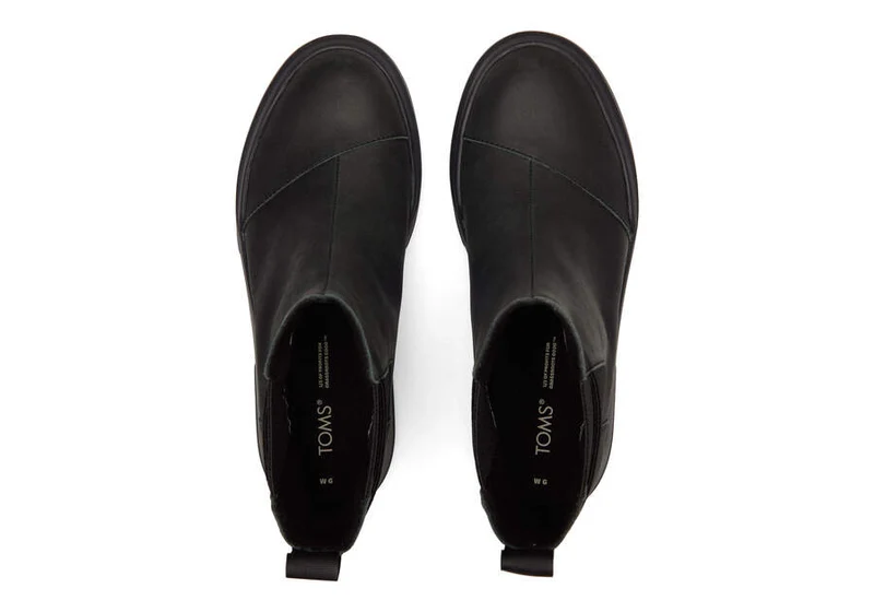 TOMS Alpargata-Kampfstiefel für Damen – Schwarz