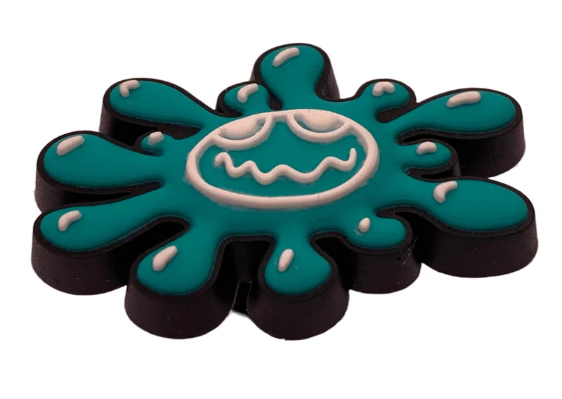 Crocs Jibbitz Blauer Spritzer-Charm