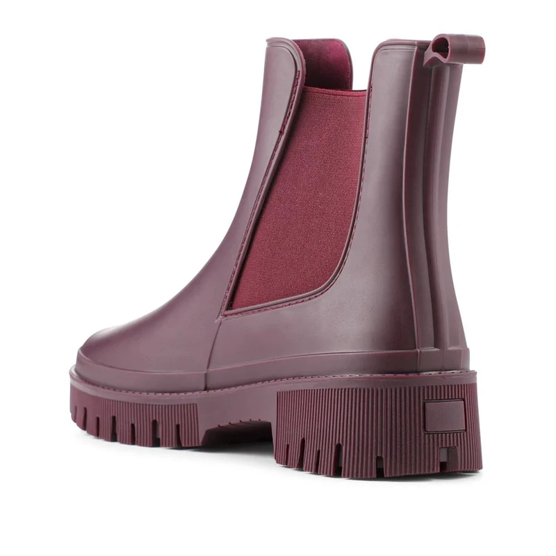 Elastic Fit Wellington Boots - ZHE42000 / 328 493 - Burgundy