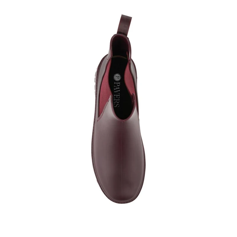 Elastic Fit Wellington Boots - ZHE42000 / 328 493 - Burgundy
