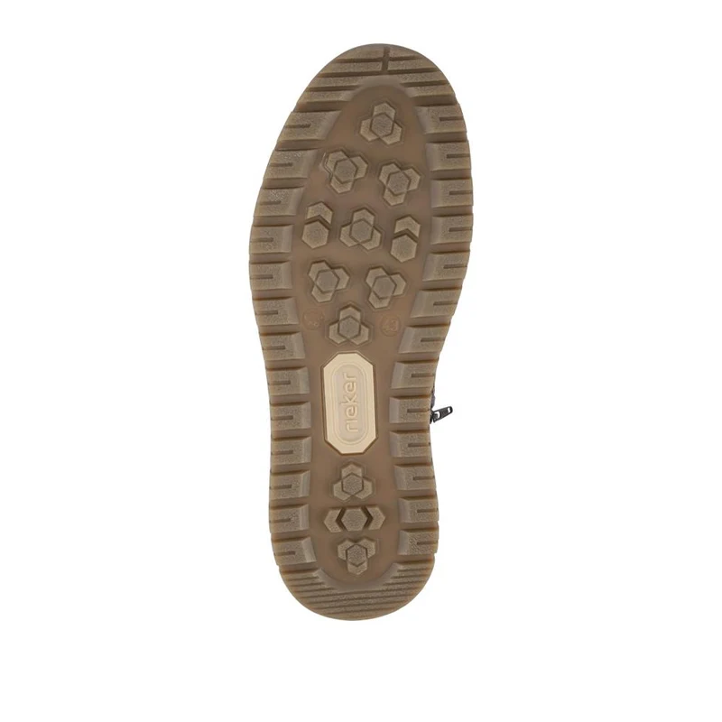 Rieker Leather Cushioned Hi Tops - RKR42541 / 328 106 - Brown