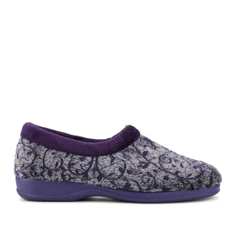Warm-Lined Full Slippers - ANAT42002 / 328 299 - Purple