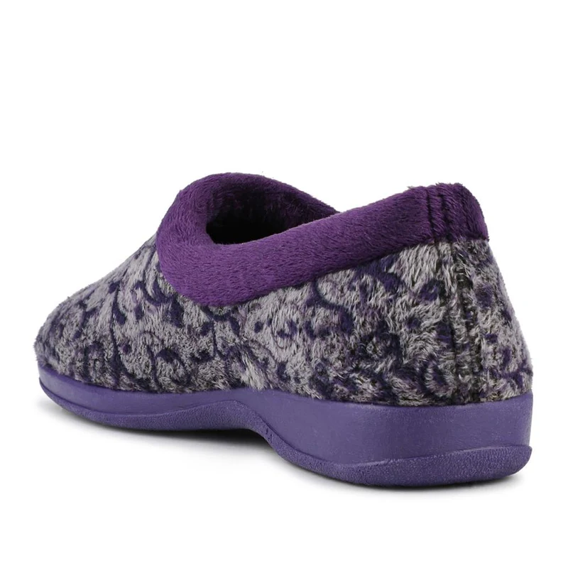 Warm-Lined Full Slippers - ANAT42002 / 328 299 - Purple