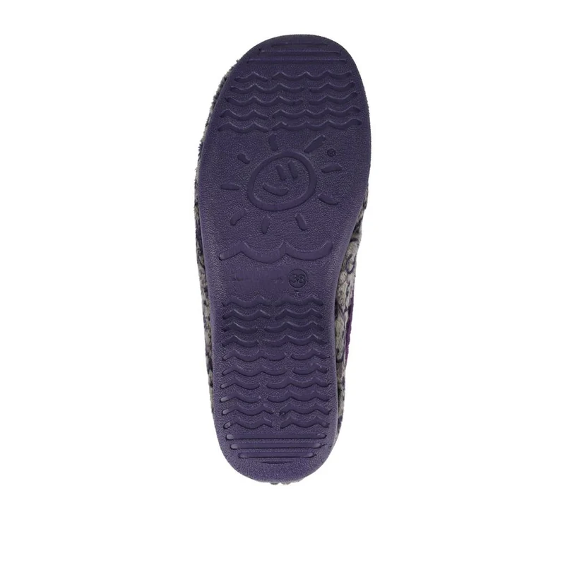 Warm-Lined Full Slippers - ANAT42002 / 328 299 - Purple