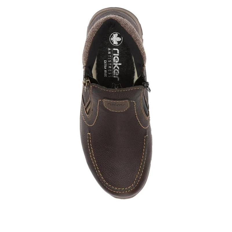 Casual Leather Boots - RKR40513 / 325 910 - Dark Brown