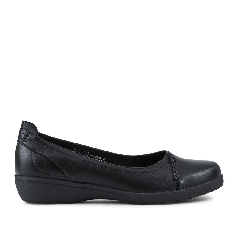 Cushioned Wedge Heel Courts - WBINS42086 / 328 142 - Black