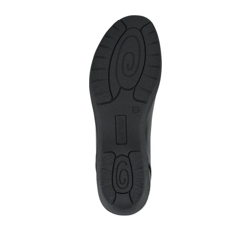 Cushioned Wedge Heel Courts - WBINS42086 / 328 142 - Black