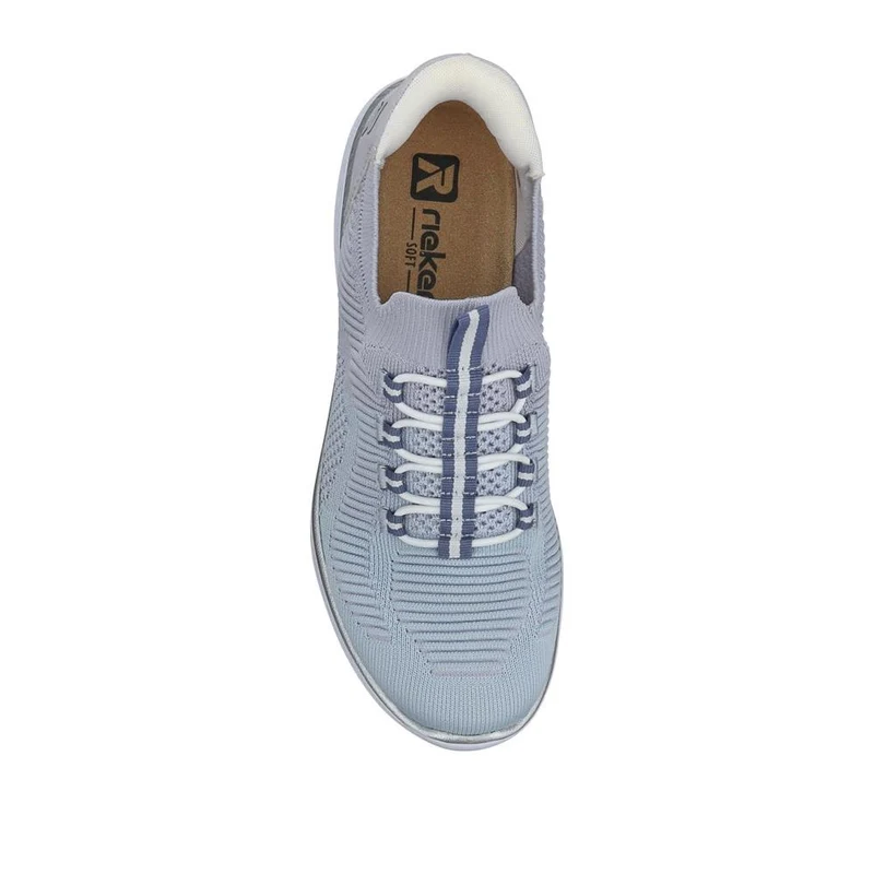 Memory Foam Slip-On Trainers - RKR41501 / 326 817 - Aqua