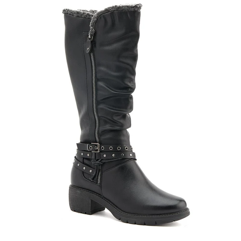 Long Slouch Boots - WK40009 / 326 268 - Black