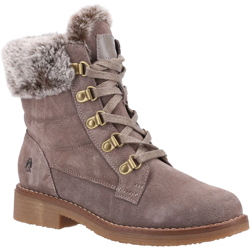 Hush Puppies Damen Florence Mid Boot – Taupe