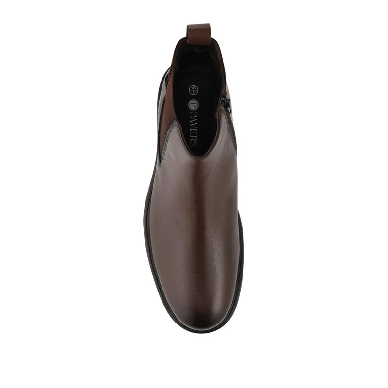 Smart Leather Chelsea Boots - JFOOT42030 / 328 339 - Brown