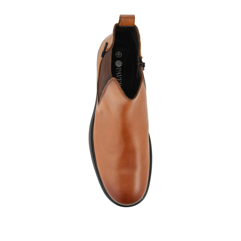Smart Leather Chelsea Boots - JFOOT42030 / 328 339 - Tan
