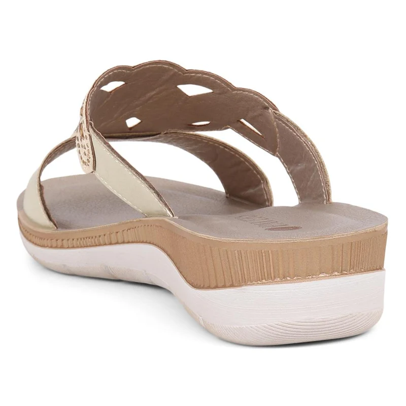 Embellished Mule Sandals - INB39043 / 325 202 - Gold