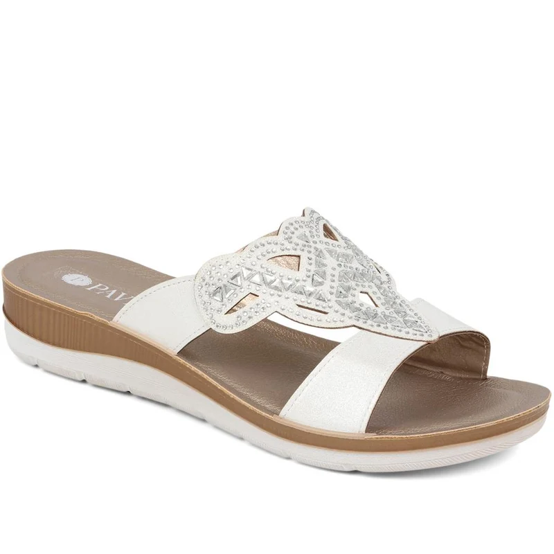 Embellished Mule Sandals - INB39043 / 325 202