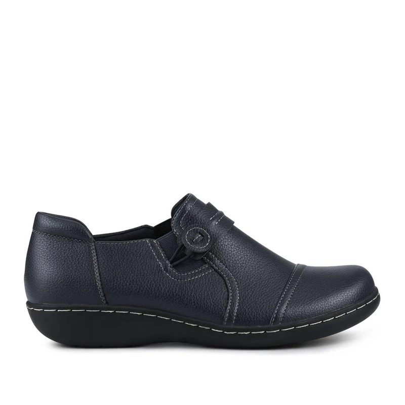 Smart Elasticated Slip-On Shoes - SANYI42007 / 327 958 - Navy