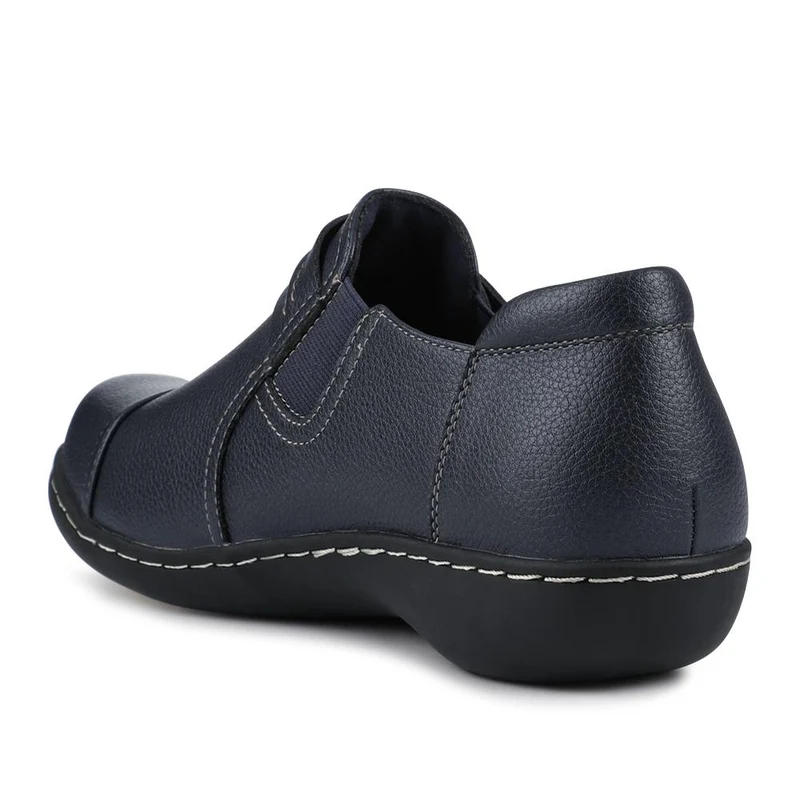 Smart Elasticated Slip-On Shoes - SANYI42007 / 327 958 - Navy