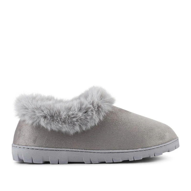 Memory Foam Slippers - QING42002 / 327 930 - Grey