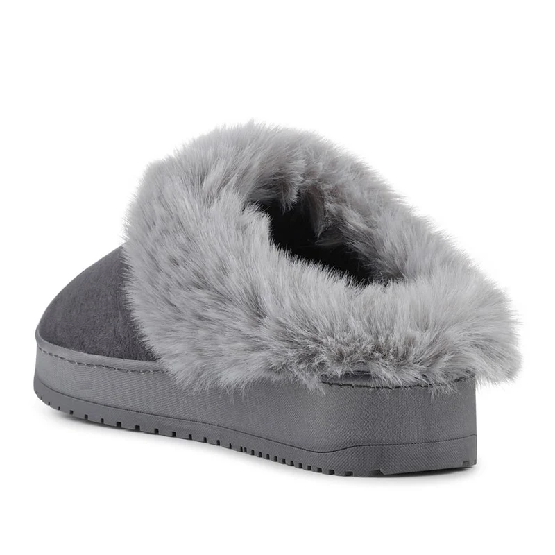 Cosy Mule Slippers - QING42004 / 327 932 - Grey