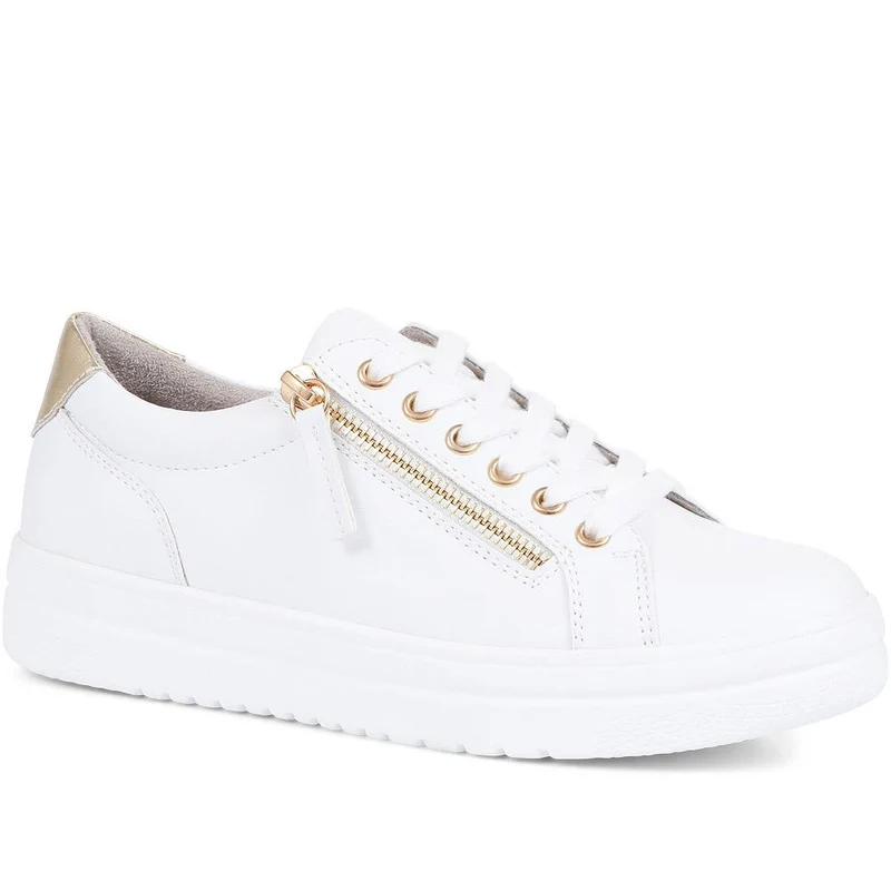 Zip-Up Chunky Platform Trainers - WBINS35156 / 321 796