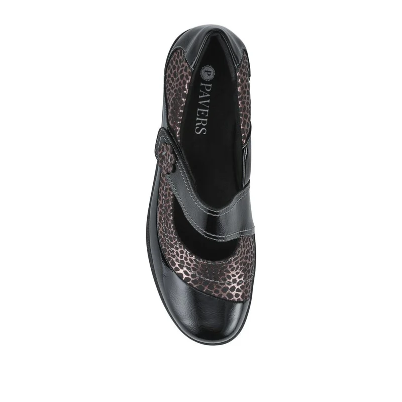 Cushioned Touch Fastening Mary Janes - WBINS42011 / 328 058 - Black Multi