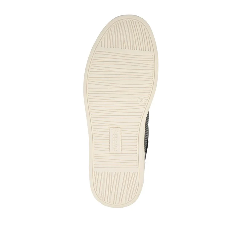 Wide Fit Zip & Lace Trainers With Grip Sole - WOIL42005 / 328 226 - Black