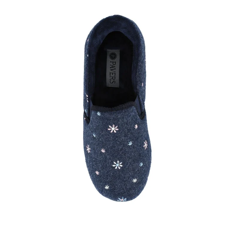 Easy Step In Memory Foam Slippers - QING42015 / 327 960 - Navy