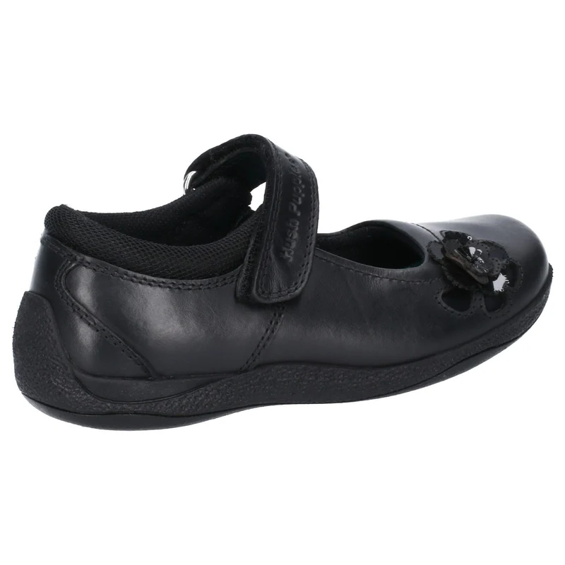 Hush Puppies Schulschuh „Jessica“ aus Leder für Mädchen – Schwarz