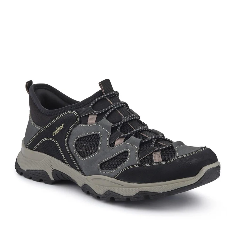 Wide-Fit Sports Trainers - RKR41530 / 326 937 - Black Multi