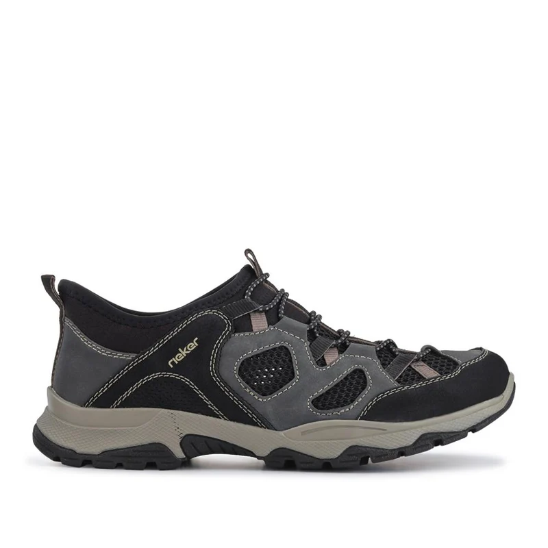 Wide-Fit Sports Trainers - RKR41530 / 326 937 - Black Multi