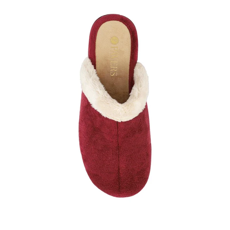 Heeled Mule Slippers - ANAT42000 / 328 297 - Burgundy