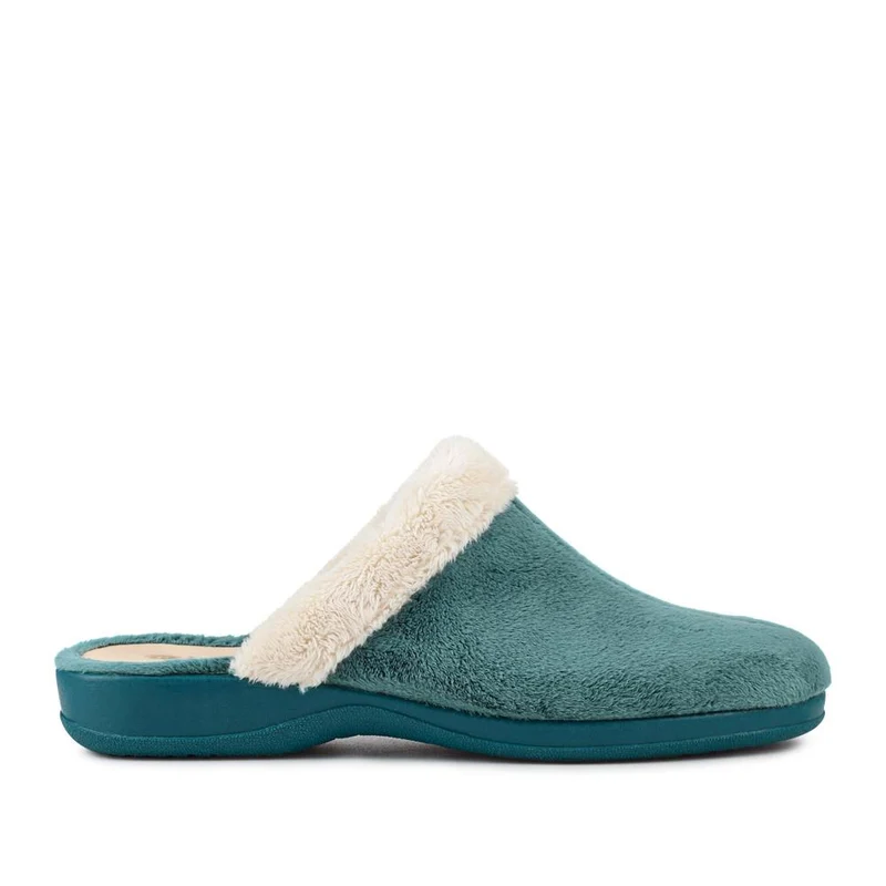 Heeled Mule Slippers - ANAT42000 / 328 297 - Teal