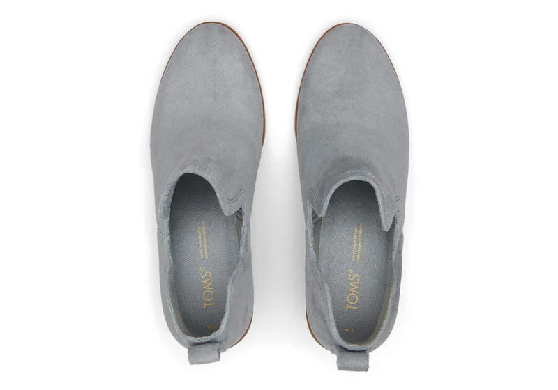 TOMS Kallie Wildlederstiefel für Damen – Steingrau