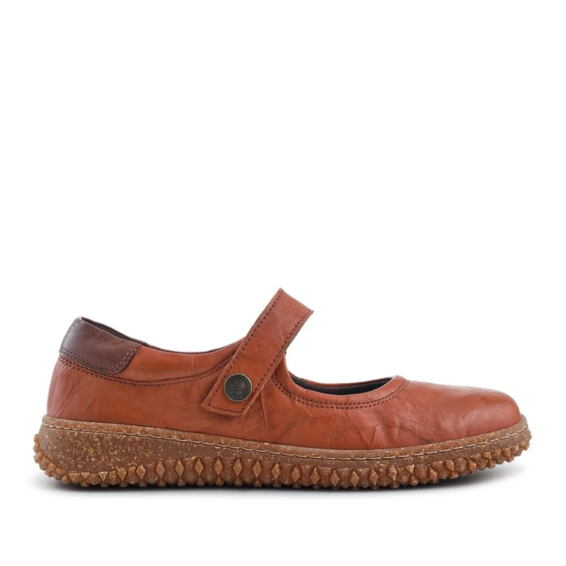 Loretta Leather Mary Janes - HAK42010 / 328 514 - Tan
