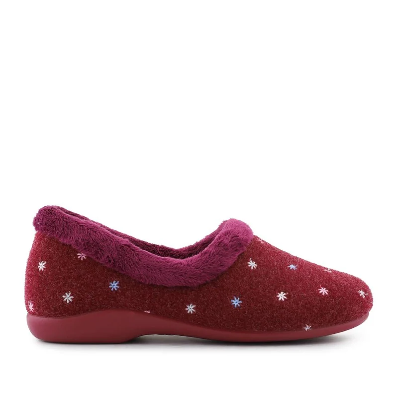 Star Pattern Full Slippers - KOY42000 / 328 259 - Burgundy