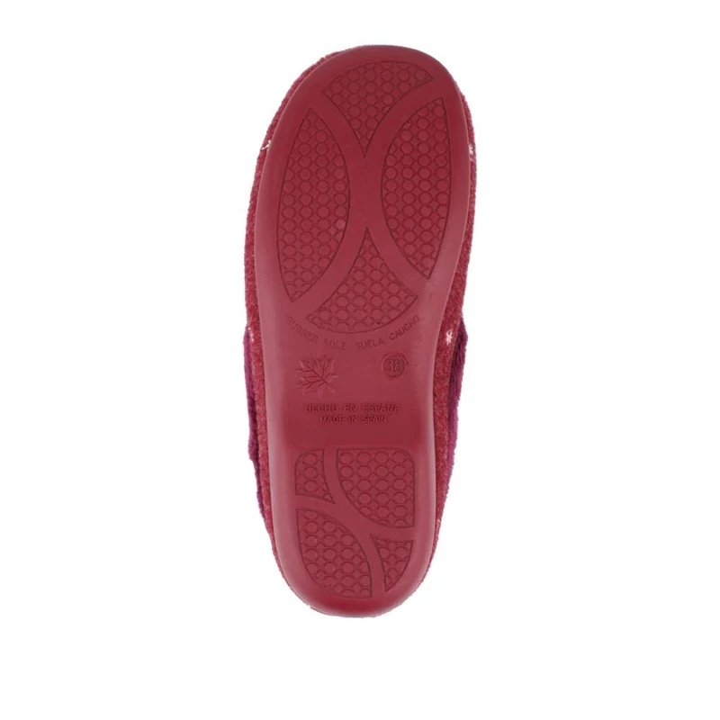 Star Pattern Full Slippers - KOY42000 / 328 259 - Burgundy