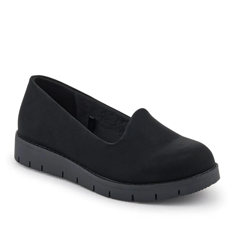 Wide Fit Casual Slip-On Shoes - WBINS42020 / 327 989 - Black