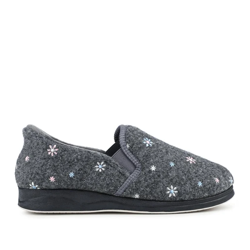 Easy Step In Memory Foam Slippers - QING42015 / 327 960 - Grey