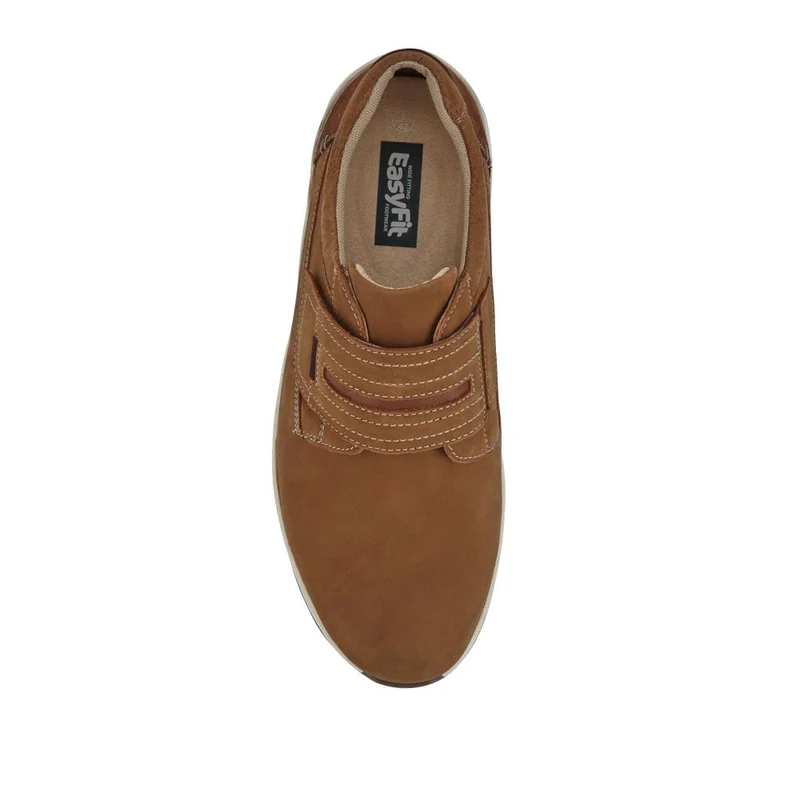 Wide-Fitting Casual Shoes - CALEB / 326 960 - Mocha