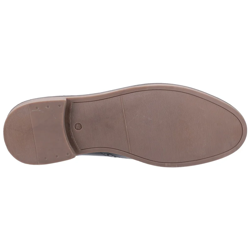 Hush Puppies Herren Bryson Lederschuhe – Schwarz