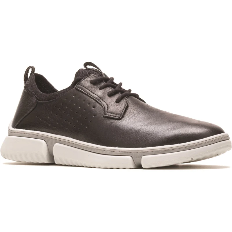 Hush Puppies Herren Bennet Oxford-Schuh aus Leder – Schwarz