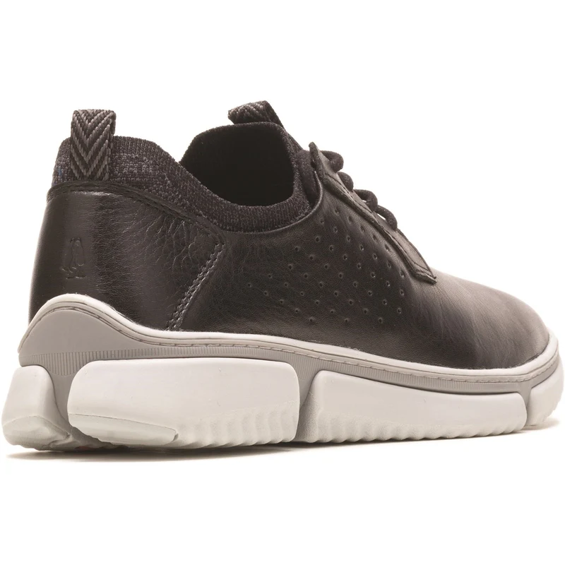 Hush Puppies Herren Bennet Oxford-Schuh aus Leder – Schwarz