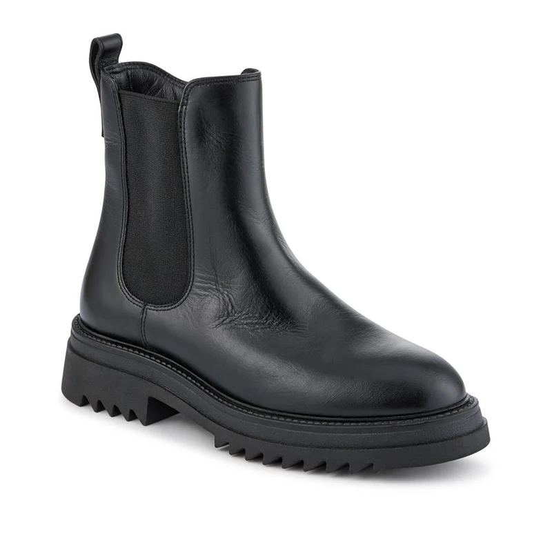 Grippy Leather Chelsea Boots - BELFBFOO42003 / 328 090