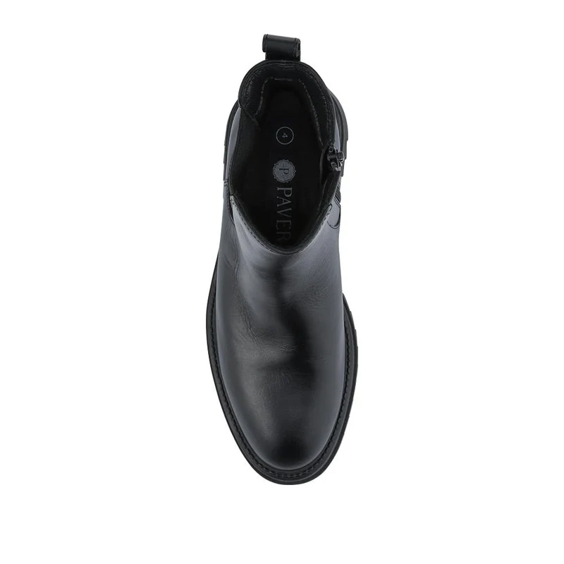 Chunky Leather Chelsea Boots - BELFBFOO42003 / 328 090 - Black