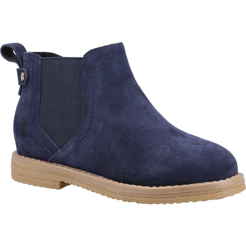 Hush Puppies Maddy-Wildlederstiefel für Mädchen – Marineblau