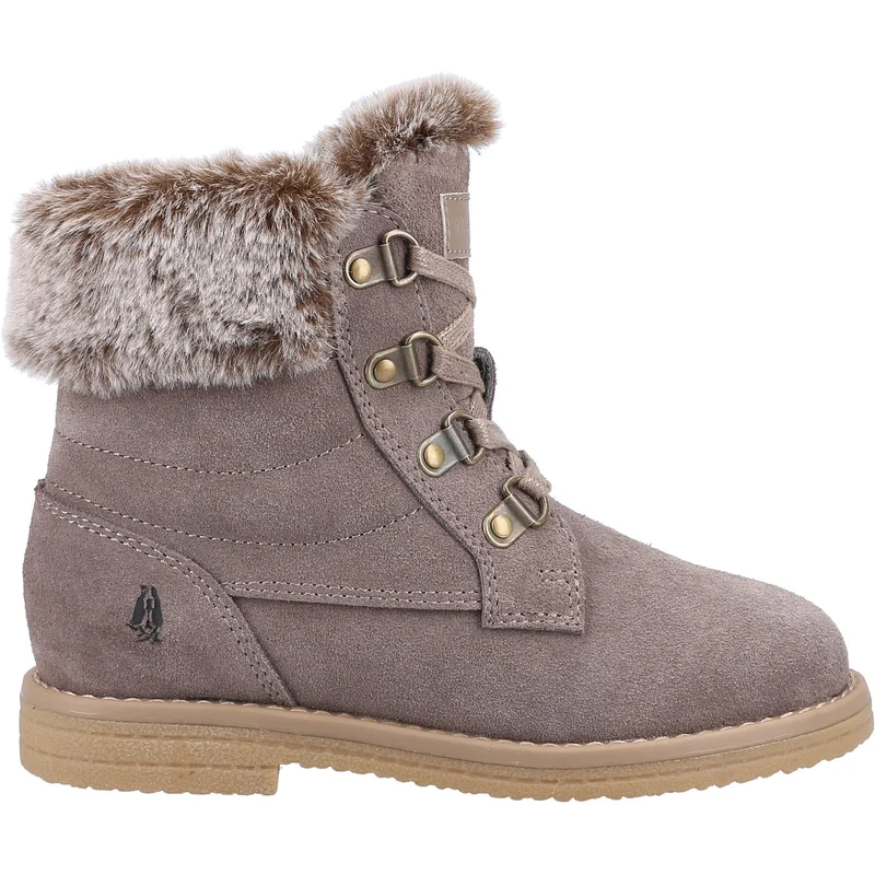 Hush Puppies Florence Wildlederstiefel für Mädchen – Grau