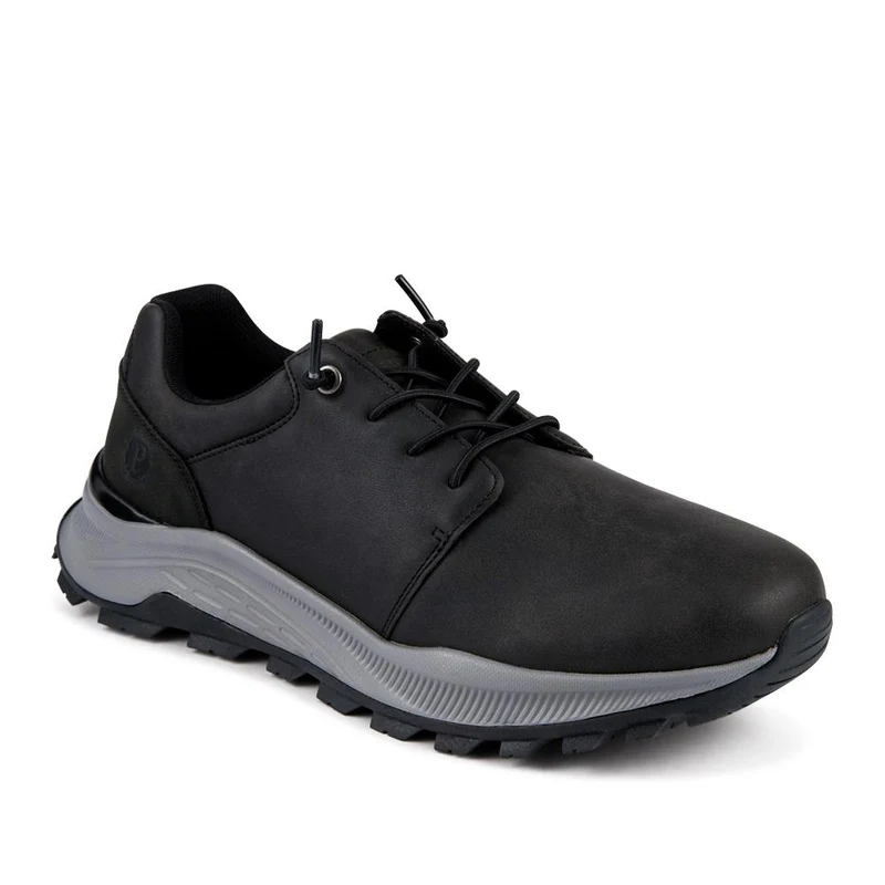 Sporty Lace Up Shoes - VSHI42001 / 327 948 - Black