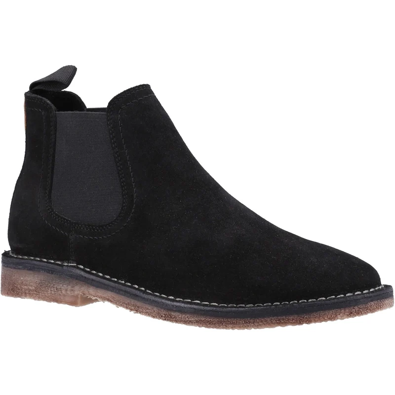 Hush Puppies Herren Shaun Suede Chelsea Stiefel - Schwarz