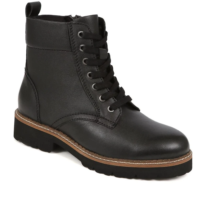 Lace-Up Leather Boots - MAGNU38009 / 324 542