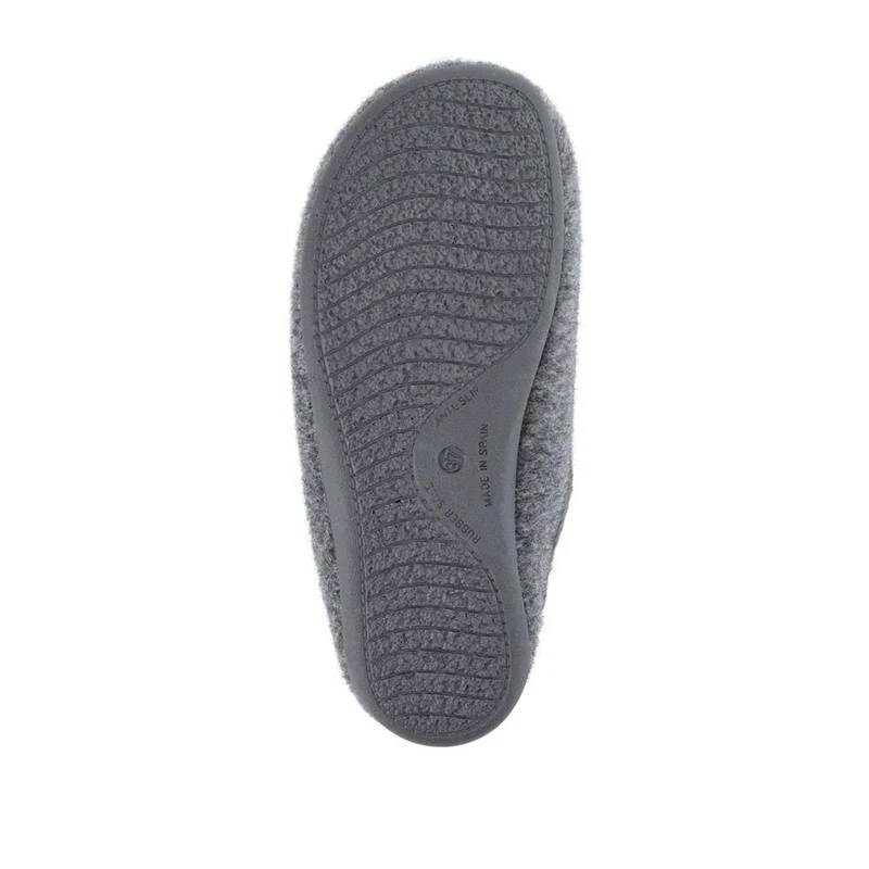 Floral Pattern Mule Slippers - BONAD42001 / 328 336 - Grey